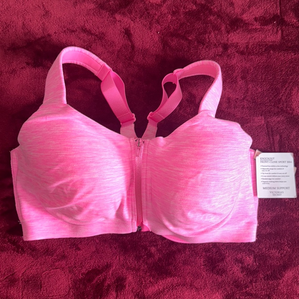 New - Victoria’s Secret - Knockout Front-Close Sports Bra